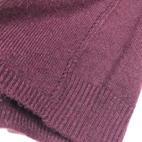 WHITE STUFF Burgundy Button Up Cardigan Sweater Size 12 - Picture 3 of 9